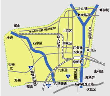 あんしんナイト　ご利用可能地域のエリアマップ