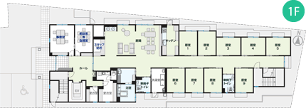 グループホーム間取り